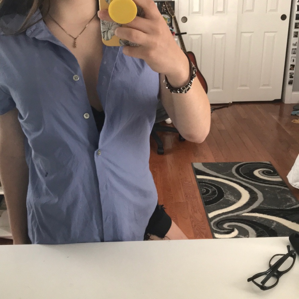 Blue button down - Picture 2 of 2